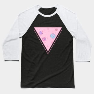 Glitter Galaxy - Pink Baseball T-Shirt